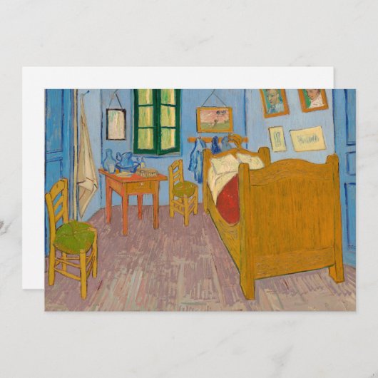 Schlafzimmer in Arles | Vincent van Gogh (Vorne/Hinten)