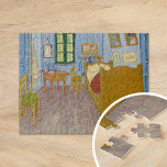 Schlafzimmer in Arles | Vincent Van Gogh Puzzle<br><div class="desc">Schlafzimmer in Arles (1889) von niederländischem Post-Impressionisten Vincent Van Gogh. Original Fine Art Malerei ist ein Öl auf der Leinwand, das eine Innenlandschaft des Vincent Schlafzimmers in Arles aus einer ungewöhnlichen verzerrten Perspektive darstellt. Der helle und mutige Gebrauch der Farbe in diesem Stück ist typisch für die lebhafte Palette, die...</div>