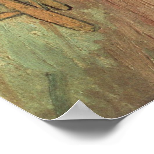 Schlafzimmer in Arles von Vincent van Gogh Poster (Ecke)