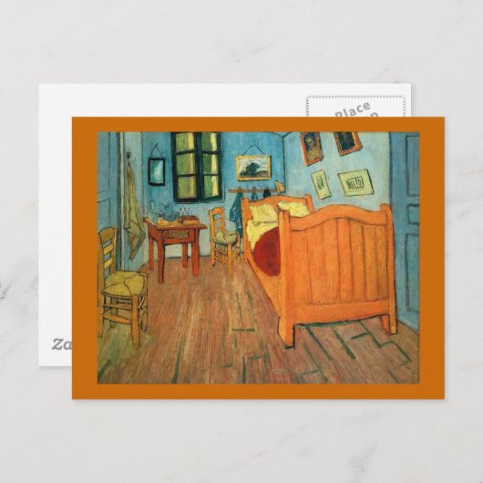 Schlafzimmer in Arles von Vincent Van Gogh Postkarte (Vorne/Hinten)
