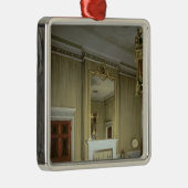 Schlafzimmer mit Kamin entwarf durch Adam, c.1776 Silbernes Ornament (Rechts)