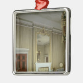 Schlafzimmer mit Kamin entwarf durch Adam, c.1776 Silbernes Ornament (Links)