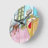 Schlafzimmer Runde Wanduhr (Winkel)