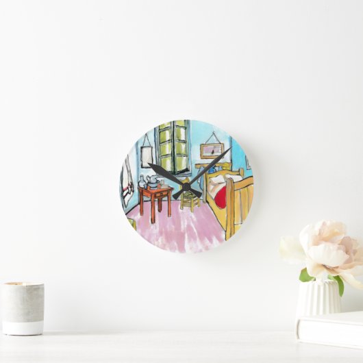 Schlafzimmer Runde Wanduhr (Zuhause)