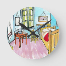 Schlafzimmer Runde Wanduhr