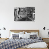 Schlafzimmer von Jeanne Lanvin c.1920-25 Leinwanddruck (Insitu (Schlafzimmer))