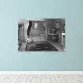 Schlafzimmer von Jeanne Lanvin c.1920-25 Leinwanddruck (Insitu (Holzboden))