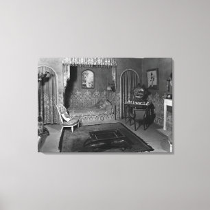Schlafzimmer von Jeanne Lanvin c.1920-25 Leinwanddruck