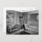 Schlafzimmer von Jeanne Lanvin c.1920-25 Postkarte (Vorne/Hinten)