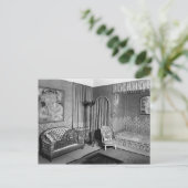 Schlafzimmer von Jeanne Lanvin c.1920-25 Postkarte (Stehend Vorderseite)