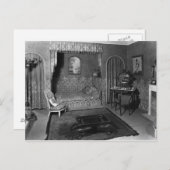 Schlafzimmer von Jeanne Lanvin c.1920-25 Postkarte (Vorne/Hinten)