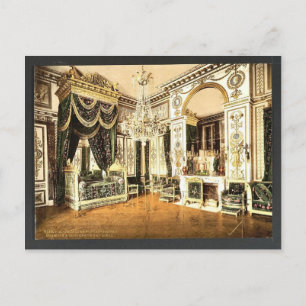 Schlafzimmer von Napoleon I., Schloss Fontaineblea Postkarte