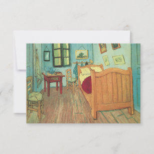 Schlafzimmer von Vincent van Gogh, Adresswechsel Einladung