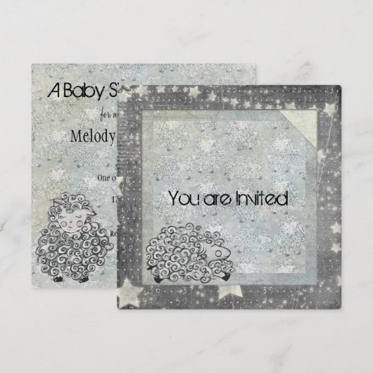 Schlafzimmerdusche Einladung (Vorne/Hinten)