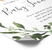 Schlafzimmerdusche oder Babynahrung Poster (Ecke)