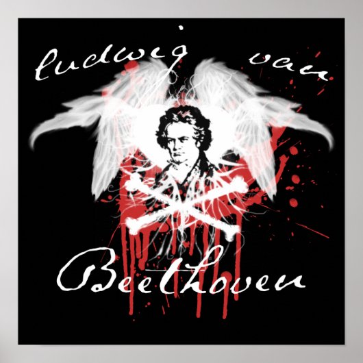 Schlafzimmerplakat Beethoven Poster (Vorne)