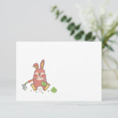 Schlafzimmersonnige, einfache, flache Note Karte (Stehend Vorderseite)