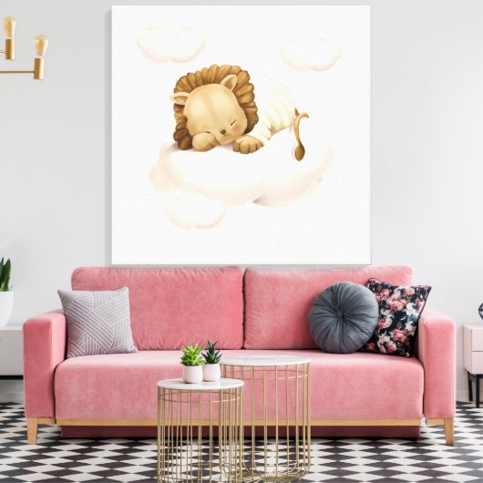 Schlafzwiebel Leinwanddruck (Insitu (Wohnzimmer))