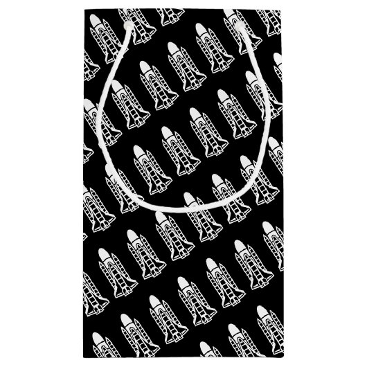 Schlag ab! Raumschiff, Geburtstag Kleine Geschenktüte (Rückseite)