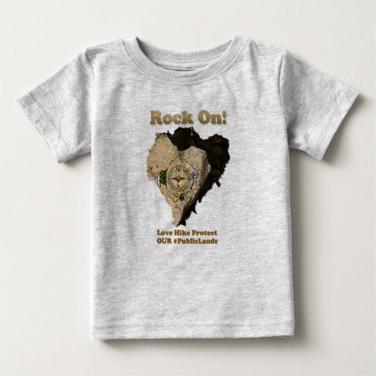 SCHLAG AN! Liebe-Wanderung schützt unsere öffentli Baby T-shirt (Vorderseite)