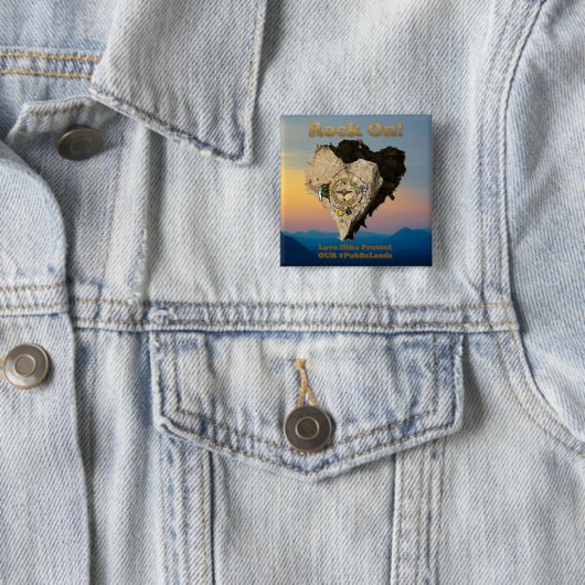 SCHLAG AN! Liebe-Wanderung schützt unsere öffentli Button (Beispiel)