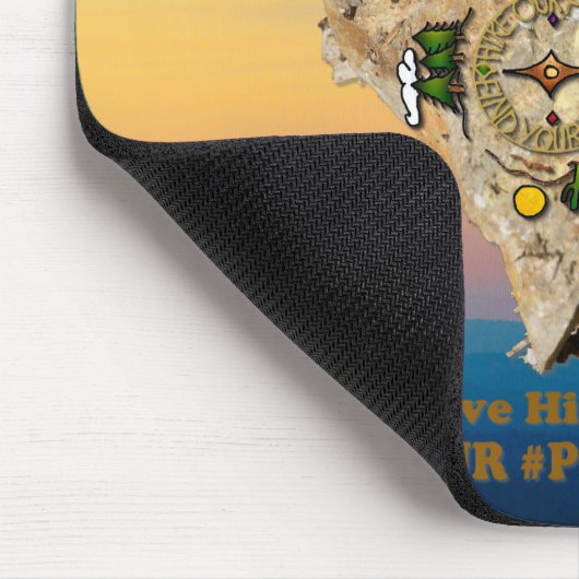 SCHLAG AN! Liebe-Wanderung schützt unsere öffentli Mousepad (Ecke)