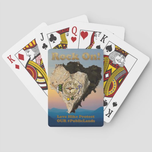 SCHLAG AN! Liebe-Wanderung schützt unsere öffentli Spielkarten (Rückseite)