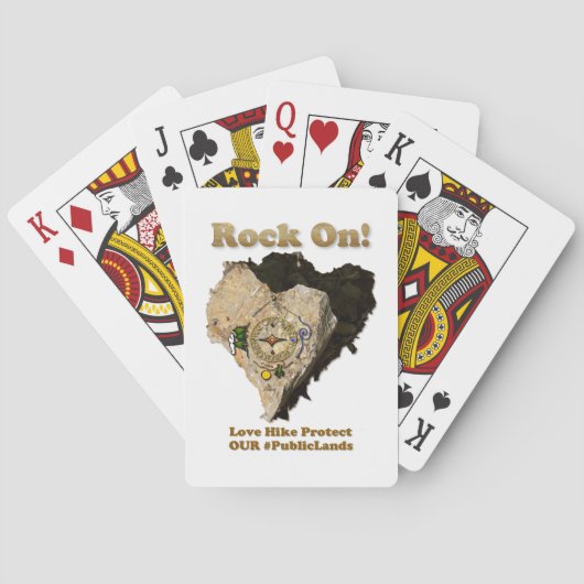 SCHLAG AN! Liebe-Wanderung schützt unsere öffentli Spielkarten (Rückseite)