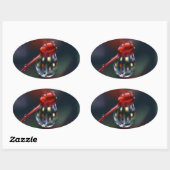 Schlag auf Bud Ovaler Aufkleber (Blatt)