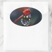 Schlag auf Bud Ovaler Aufkleber (Tasche)