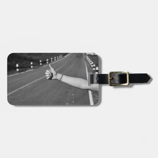 Schlag auf den Jack Gepäckanhänger (Vorderseite horizontal)