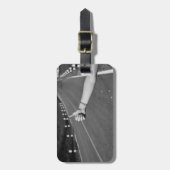 Schlag auf den Jack Gepäckanhänger (Vorderseite vertikal)