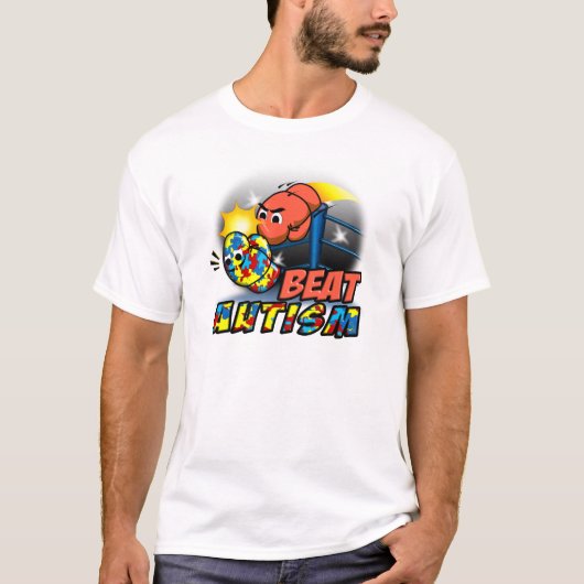 Schlag-Autismus T-Shirt (Vorderseite)