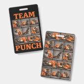 Schlag Baby Affe Ausweis (Vorder- & Rückseite)