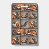 Schlag Baby Affe Ausweis (Rückseite)