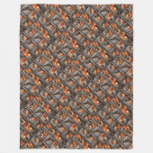 Schlag Baby Affe Fleecedecke (Vorderseite)