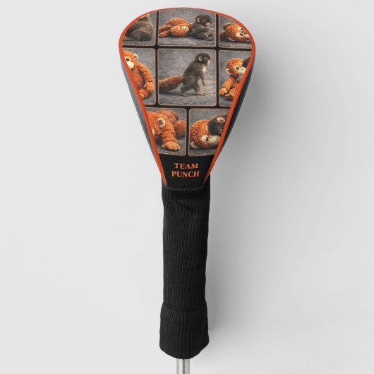 Schlag Baby Affe Golf Headcover (Vorderseite)