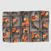 Schlag Baby Affe Golfhandtuch (Horizontal)