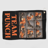 Schlag Baby Affe Golfhandtuch (Horizontal)