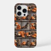 Schlag Baby Affe iPhone Hülle (Rückseite)