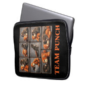 Schlag Baby Affe Laptopschutzhülle (Vorderseite Links)