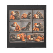 Schlag Baby Affe Notizblock (Vorderseite)