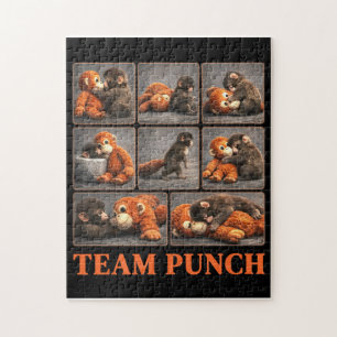 Schlag Baby Affe Puzzle