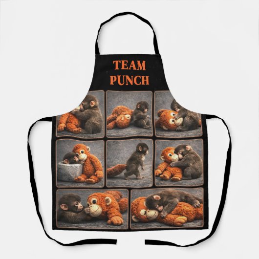 Schlag Baby Affe Schürze (Vorderseite)