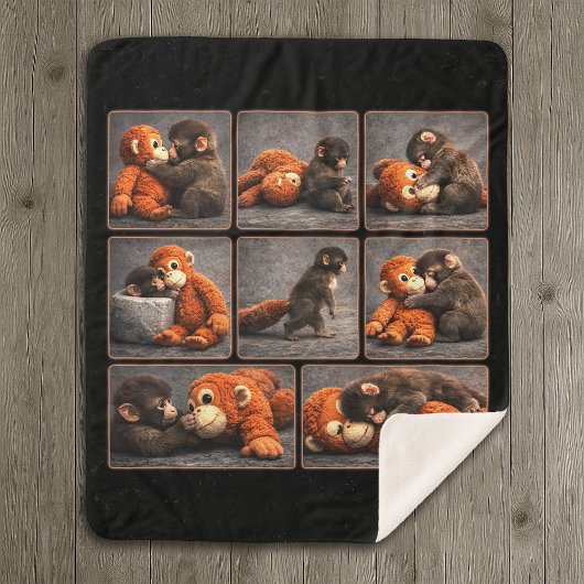 Schlag Baby Affe Sherpadecke
