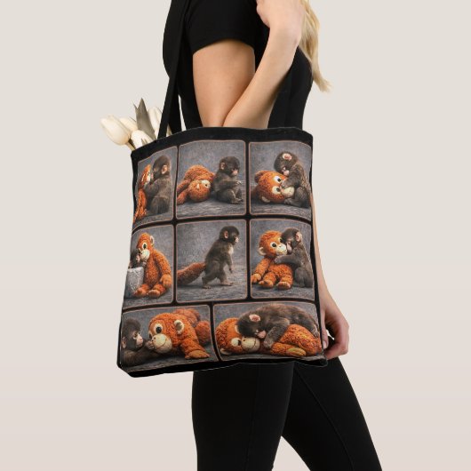 Schlag Baby Affe Tasche (Von Nahem)
