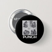 Schlag Baby-Affen-Meme Button (Vorne & Hinten)