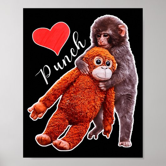 Schlag Baby-Affen-Meme Poster (Vorne)