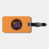 Schlag-Bilder brannten Gepäckanhänger ein (Rückseite horizontal)