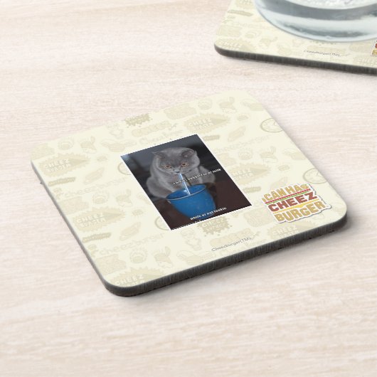 Schlag-Blasen in ur Milch Getränkeuntersetzer (Linke Seite)